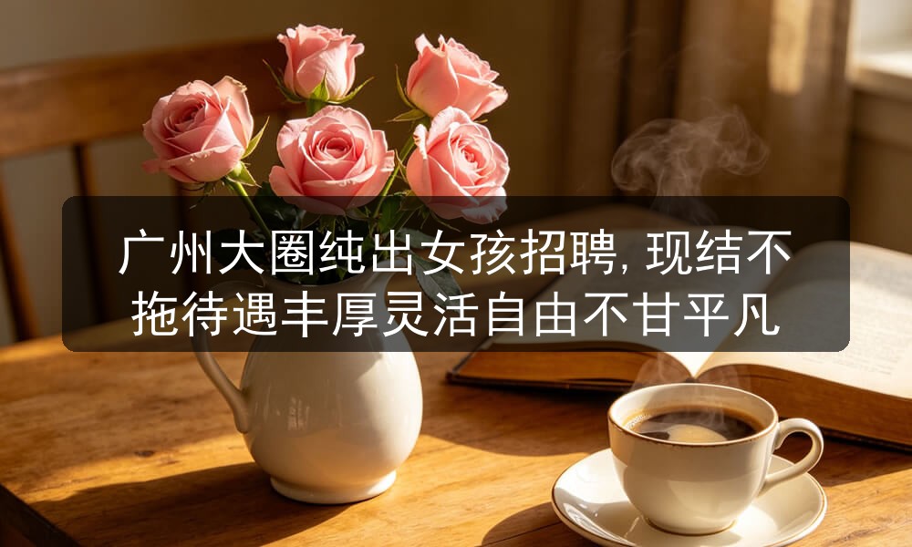 广州大圈纯出女孩招聘,现结不拖待遇丰厚灵活自由不甘